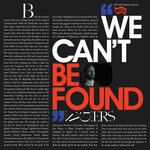 We Can't Be Found