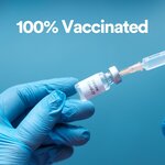 100% Vaccinated