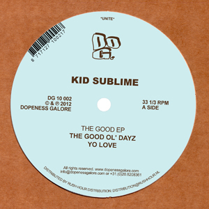 KID SUBLIME - The Good EP