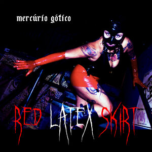 Mercurio Gotico - Red Latex Skirt