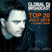 Global DJ Broadcast (Top 20 July 2015)