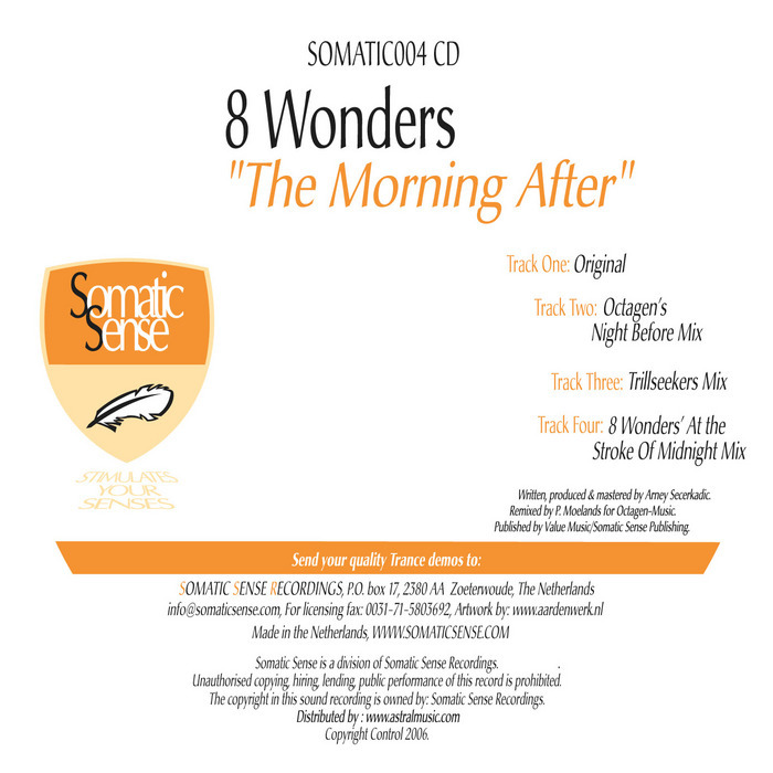 8 WONDERS - The Morning After (remixes)