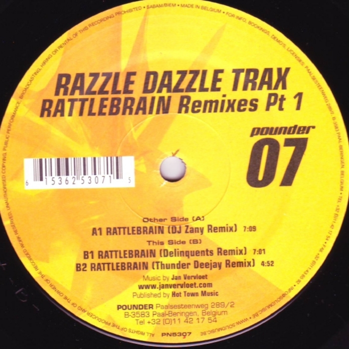 RAZZLE DAZZLE TRAX - Rattlebrain Remixes Part 1