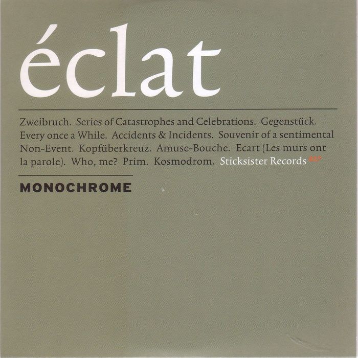 MONOCHROME - Éclat