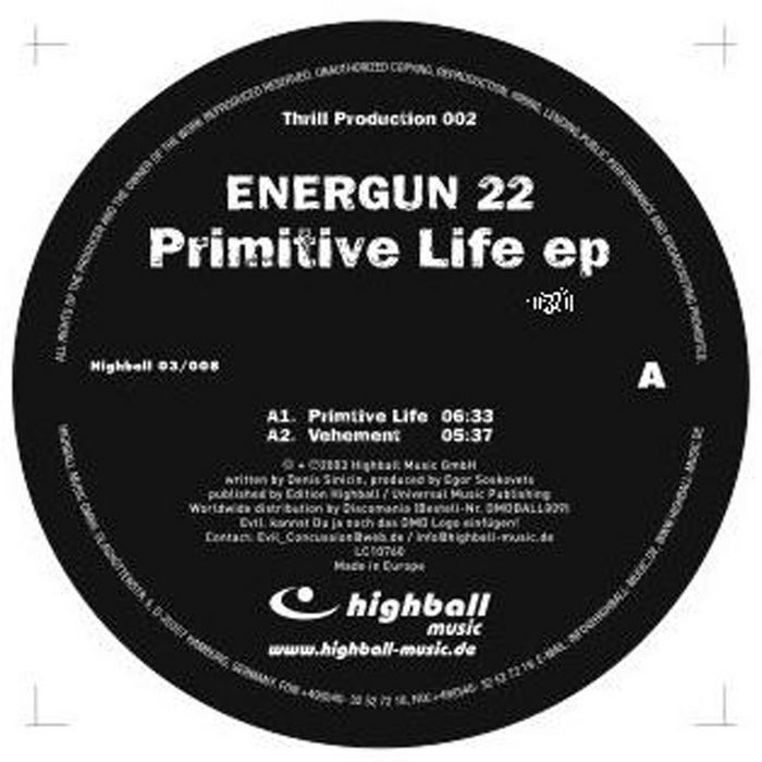 ENERGUN 22 - Primitive Life EP