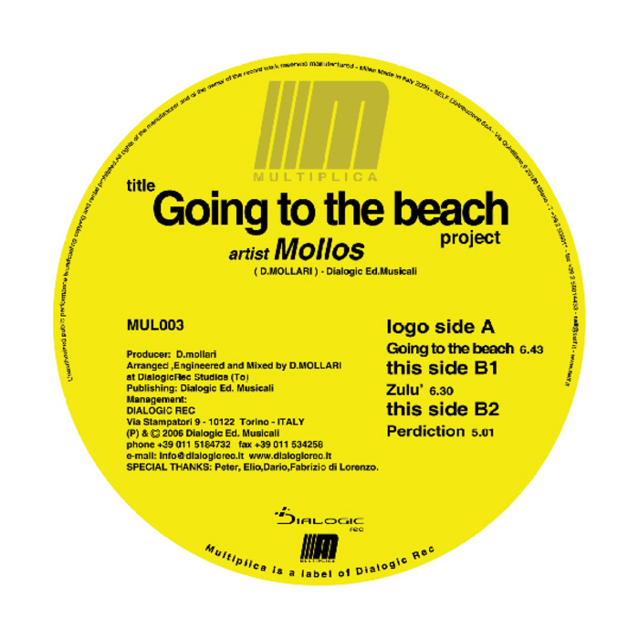 MOLLOS - Going To The Beach EP