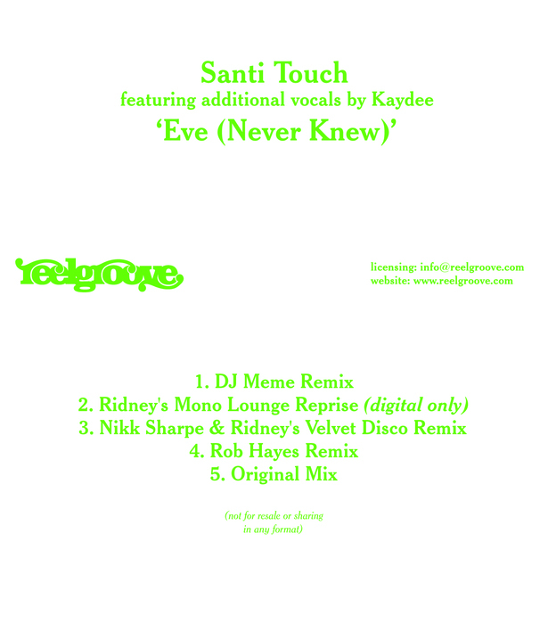 SANTI TOUCH - Eve (Never Knew)