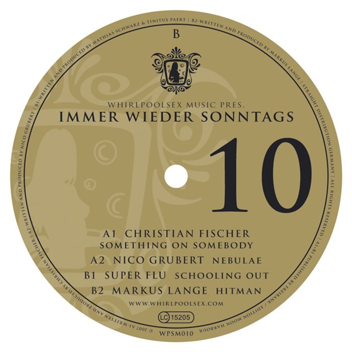 CHRISTIAN FISCHER/NICO GRUBERT/SUPER FLU/MARKUS LANGE - Whirlpoolsex Music Pres.: Immer Wieder Sonntags