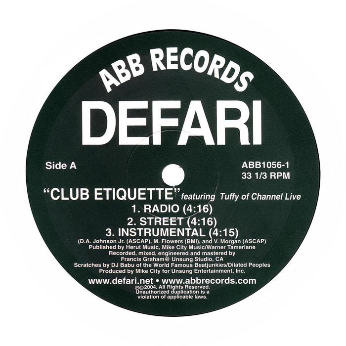 Club song. Defari.