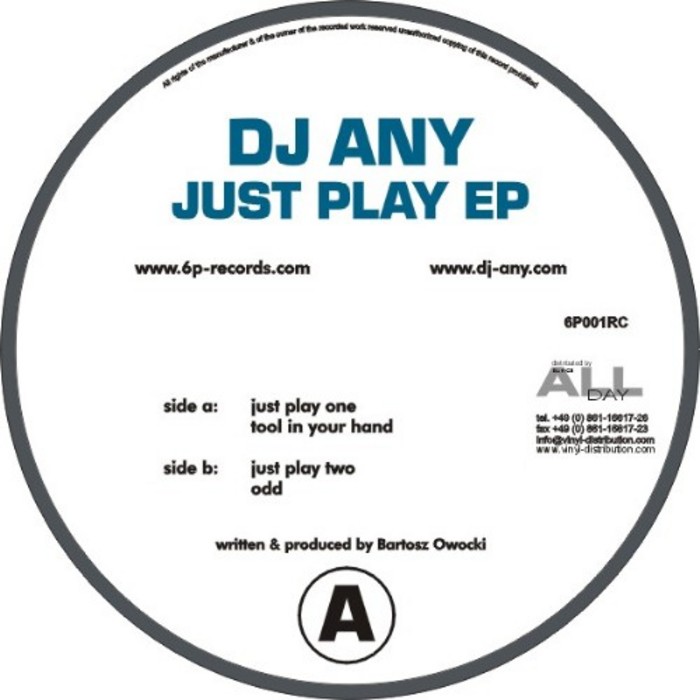 DJ ANY - Just Play EP