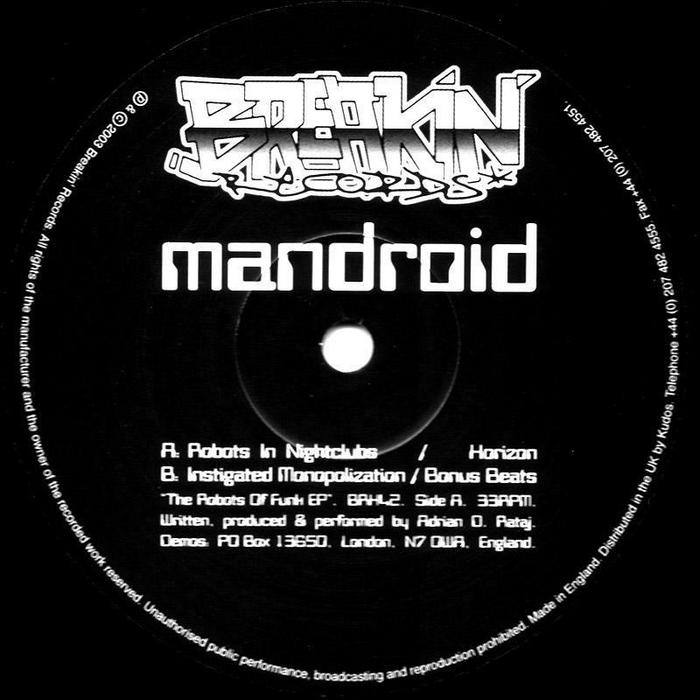 MANDROID - Robots Of Funk EP