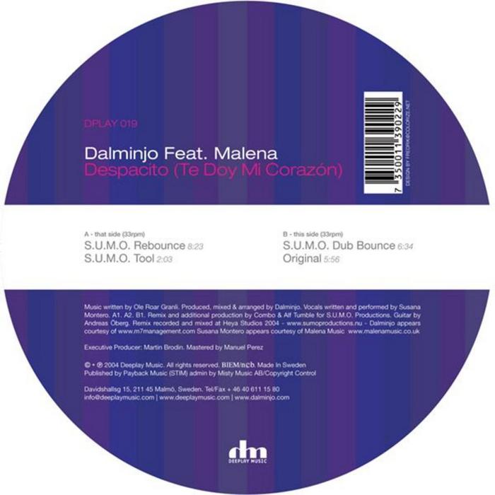 DALMINJO feat MALENA - Despacito (Te Doy Mi Corzon)