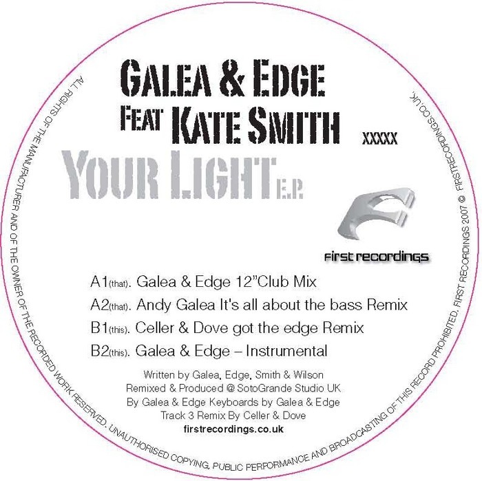 GALEA/EDGE feat KATE SMITH - Your Light EP