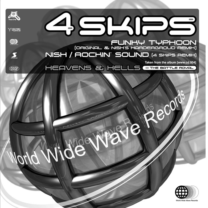 Funky Typhoon by 4 Skips on MP3, WAV, FLAC, AIFF & ALAC at Juno