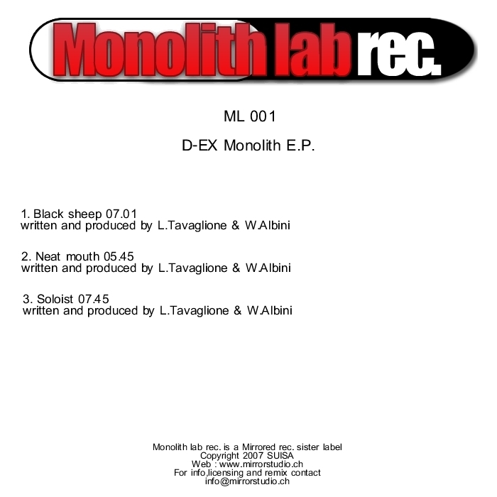 D EX  - Monolith EP