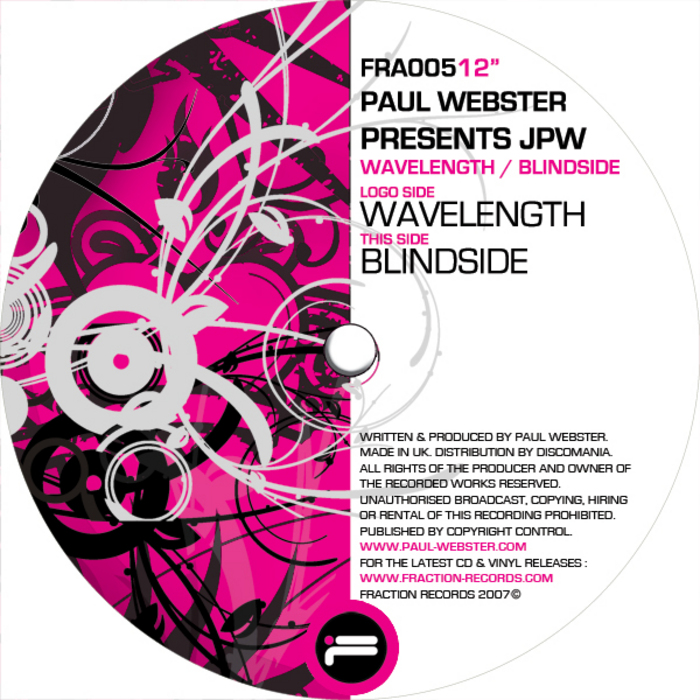 WEBSTER, Paul presents JPW - Wavelength