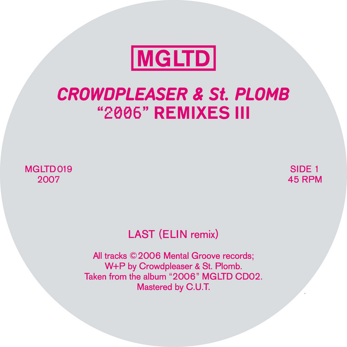 CROWDPLEASER & ST PLOMB - 2006 Remixes (part 3)