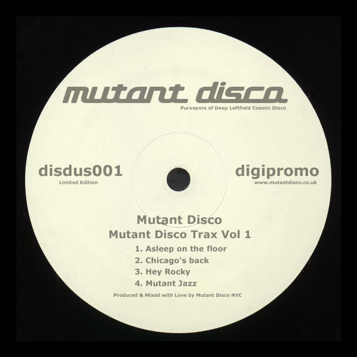 MUTANT DISCO - Mutant Disco Trax Vol 1