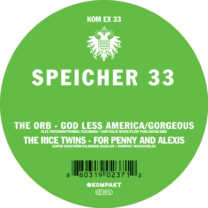 ORB, The/THE RICE TWINS - Speicher 33