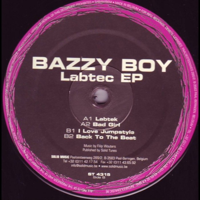 BAZZY BOY - Labtek EP