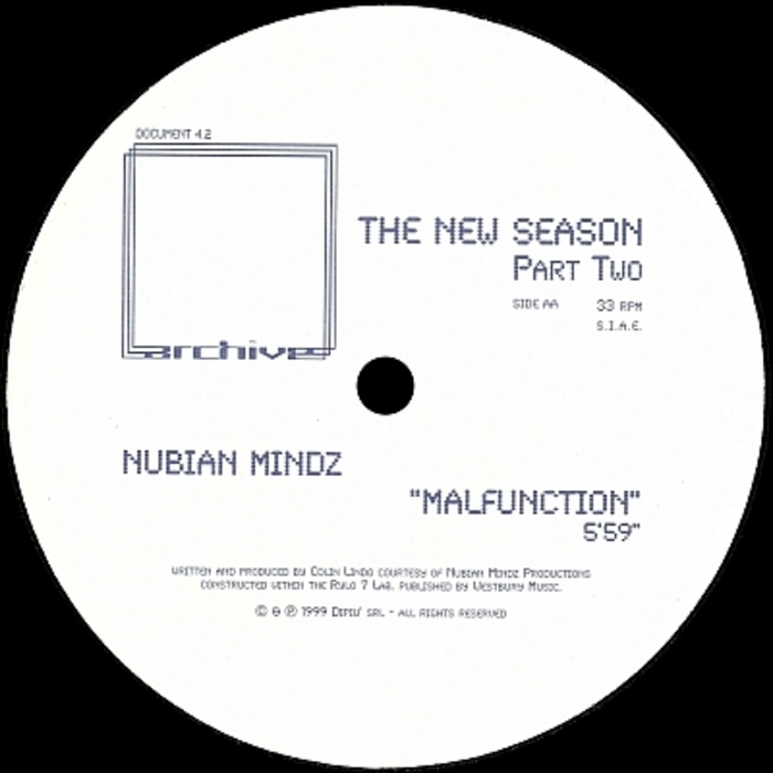 PHOOJUN/NUBIAN MINDZ - The New Season Part 2 EP