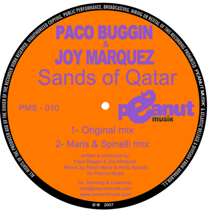 BUGGIN, Paco/JOY MARQUEZ - Sands Of Qatar
