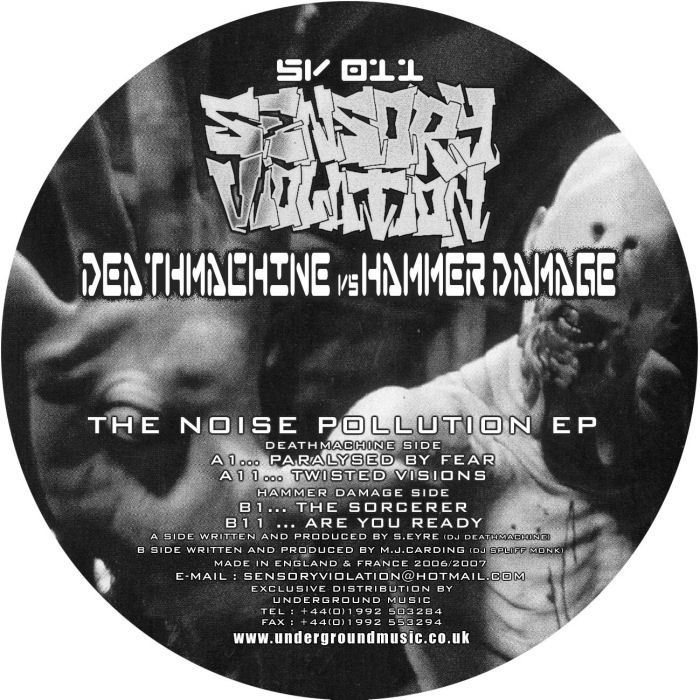 DEATHMACHINE/HAMMER DAMAGE - The Noise Pollution EP