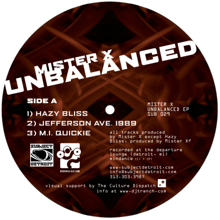 MISTER X - Unbalanced EP