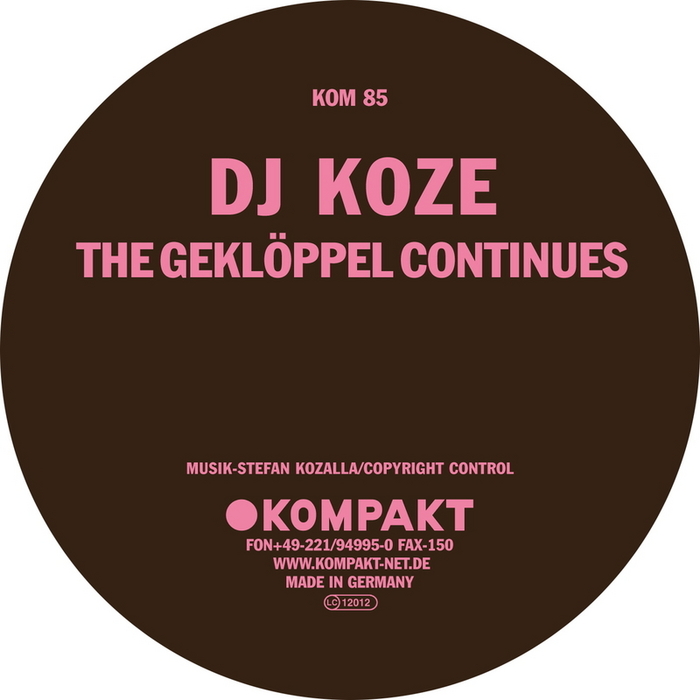 DJ Koze - The Gekloppel Continues