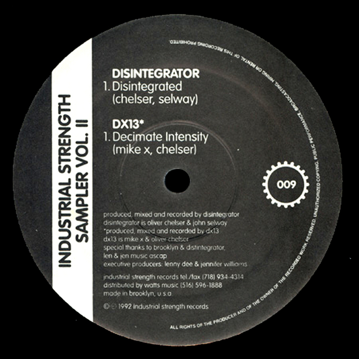 DISINTEGRATOR/DX13 - Industrial Strength Sampler II