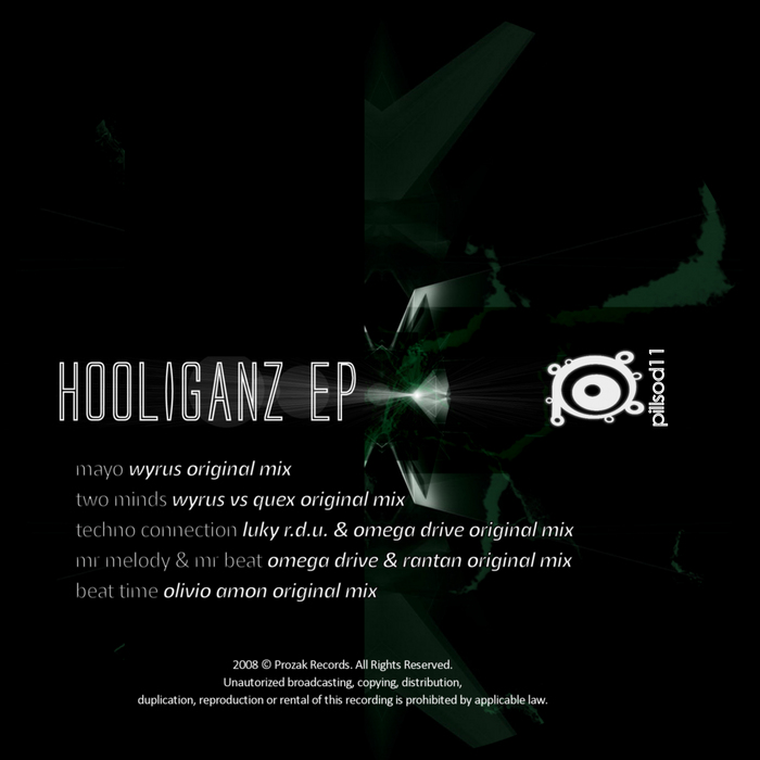 WYRUS/QUEX/LUKY RDU/OMEGA DRIVE/RANTAN/OLIVIO AMON - Hooliganz EP