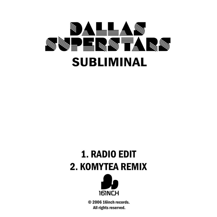 DALLAS SUPERSTARS - Subliminal