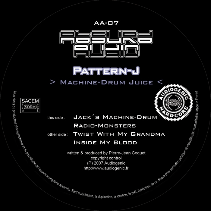 PATTERN J - Machine-Drum Juice