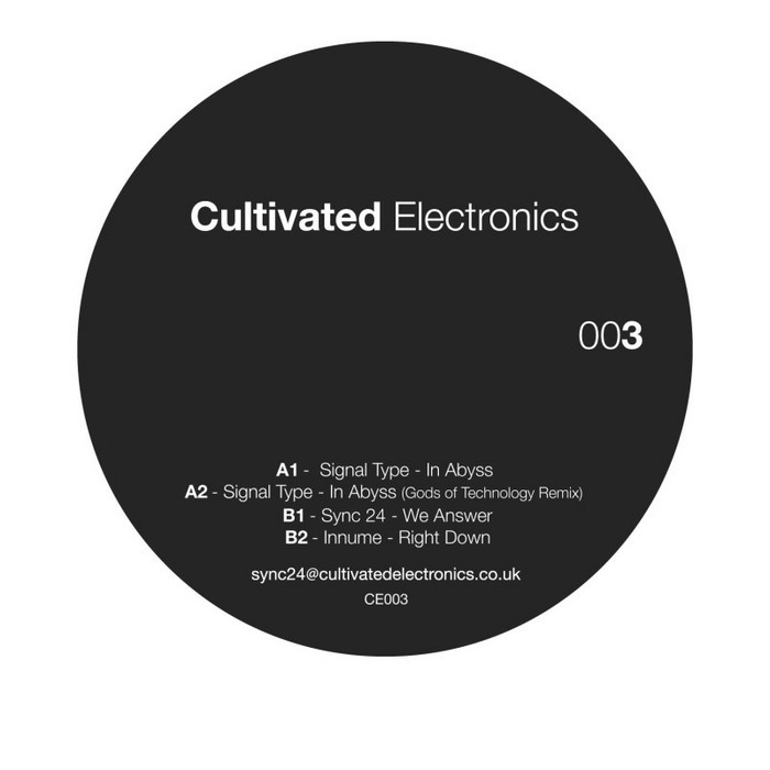 SIGNAL TYPE/SYNC 24/INNUME - Cultivated Electronics EP 3