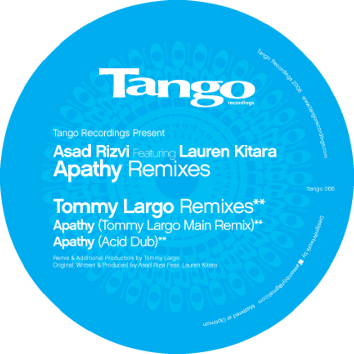 RIZVI, Asad feat LAUREN KITARA - Apathy (remixes)