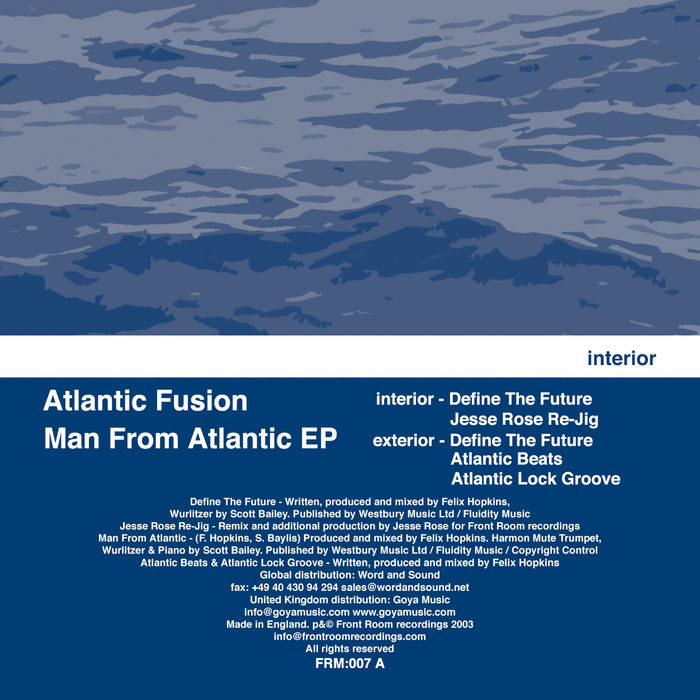 ATLANTIC FUSION - Man From Atlantic EP