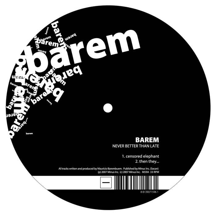 Never better. Barem. Techno 2007 mp3. Barem ‎– Campo Madness Ep.