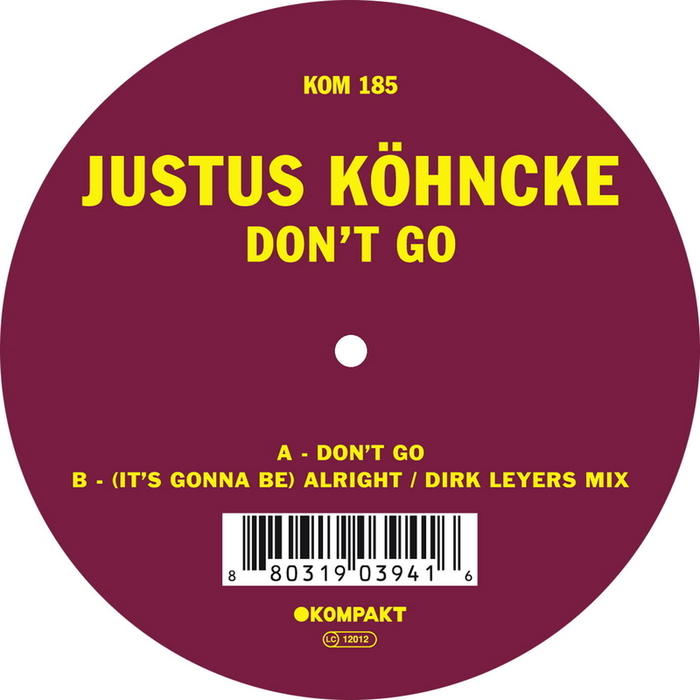 KOHNCKE, Justus - Don't Go