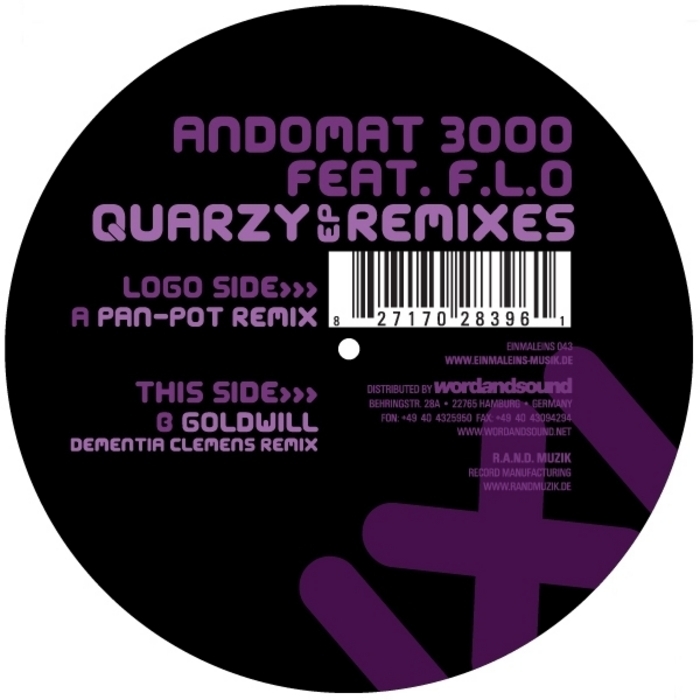 ANDOMAT 3000 feat FLO - Quarzy EP Remixes