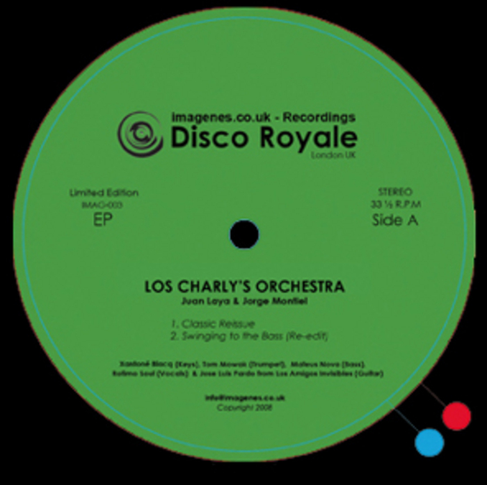 LOS CHARLY'S ORCHESTRA aka JUAN LAYA & JORGE MONTIEL - Disco Royale EP