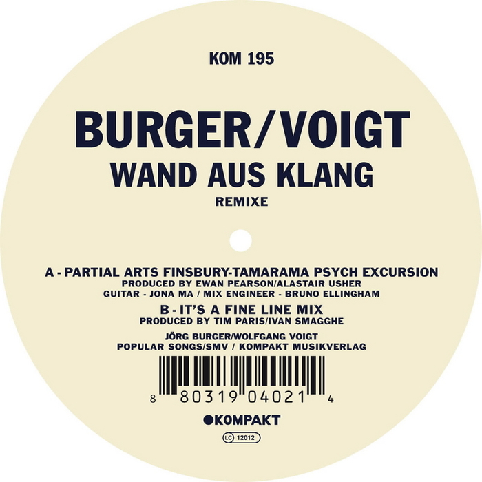 BURGER/VOIGT - Wand Aus Klang (remixes)