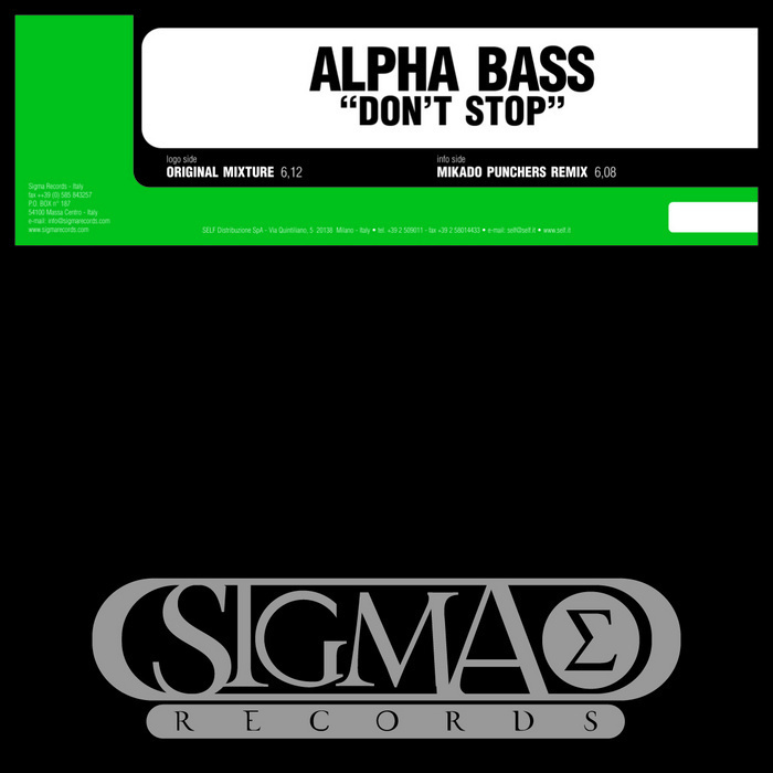 ALPHA BASS - Don't Stop