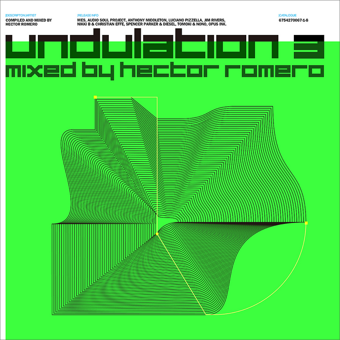 ROMERO, Hector/VARIOUS - Undulation 3 (unmixed tracks)