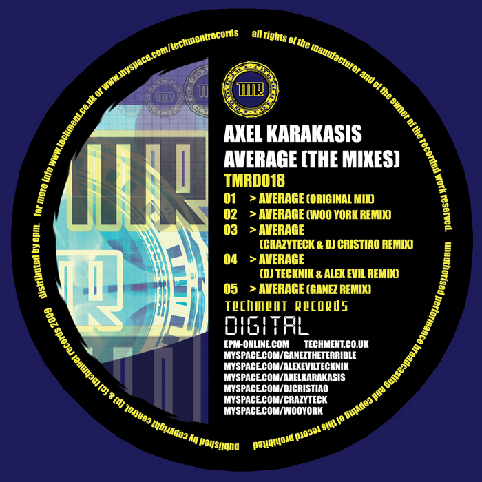 KARAKASIS, Axel - Average (The mixes)