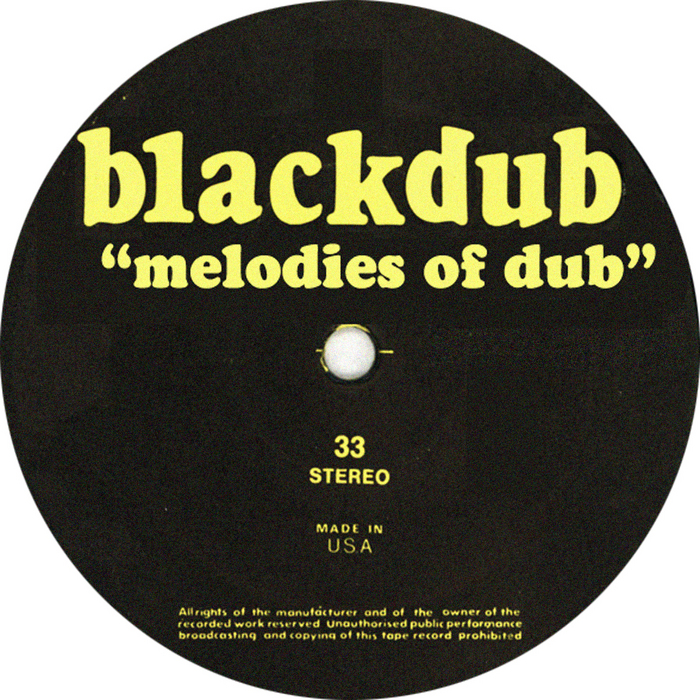 BLACKDUB - Melodies Of Dub