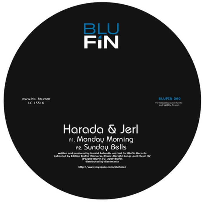 HARADA/JERL - From Friday Till Monday Morning EP