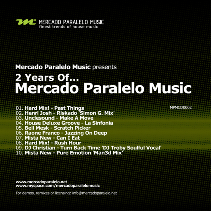 VARIOUS - 2 Years Of Mercado Paralelo Music (unmixed tracks)