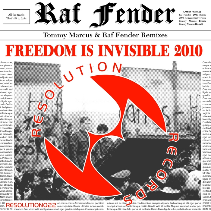 FENDER, Raf - Freedom Is Invisible 2010