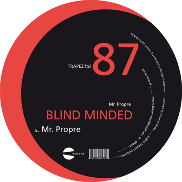 BLIND MINDED - Mr Propre