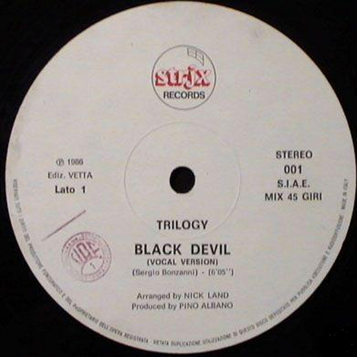 TRILOGY - Black Devil (1986 Italo Disco)